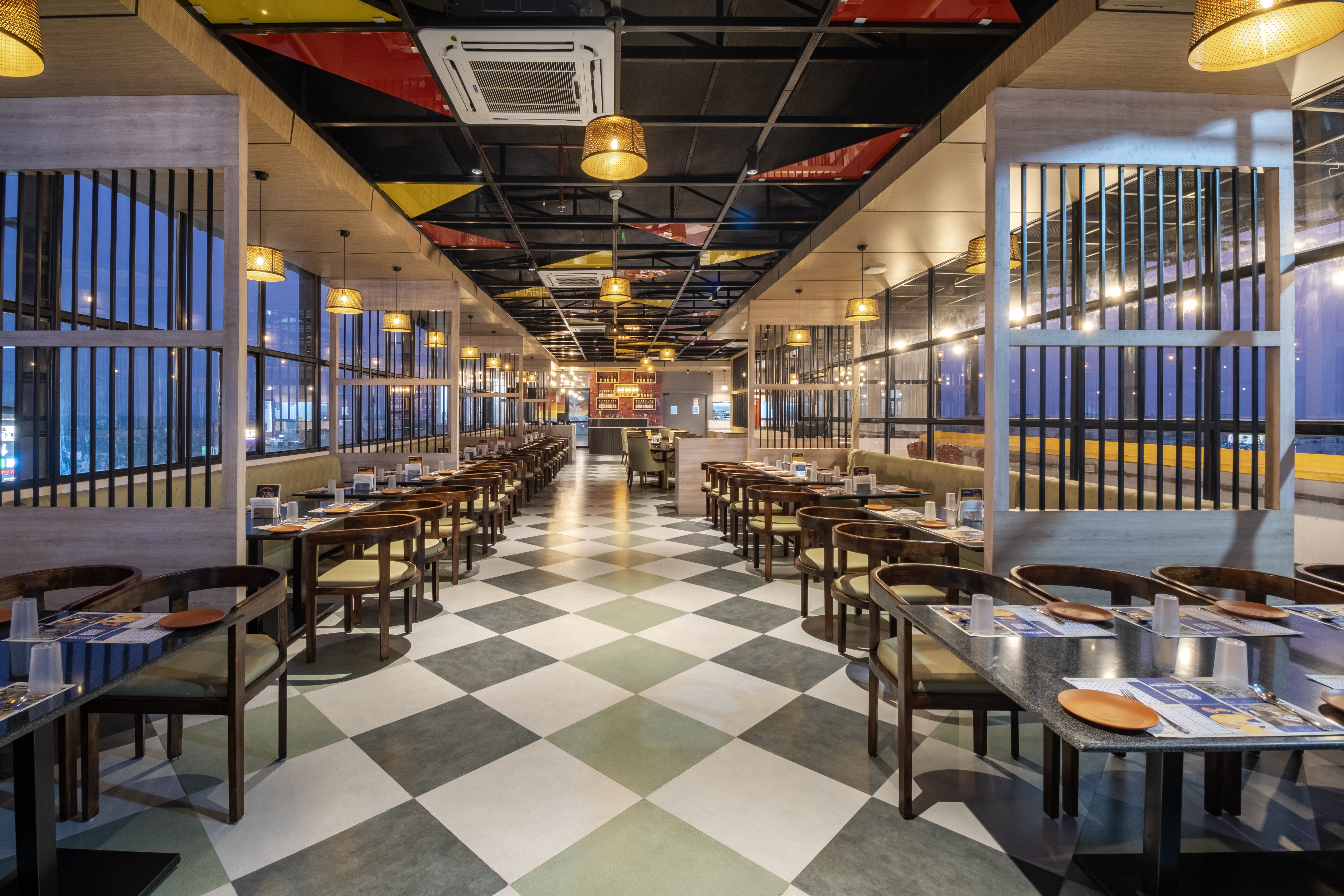 ABCD Food Court Restaurant Interior View