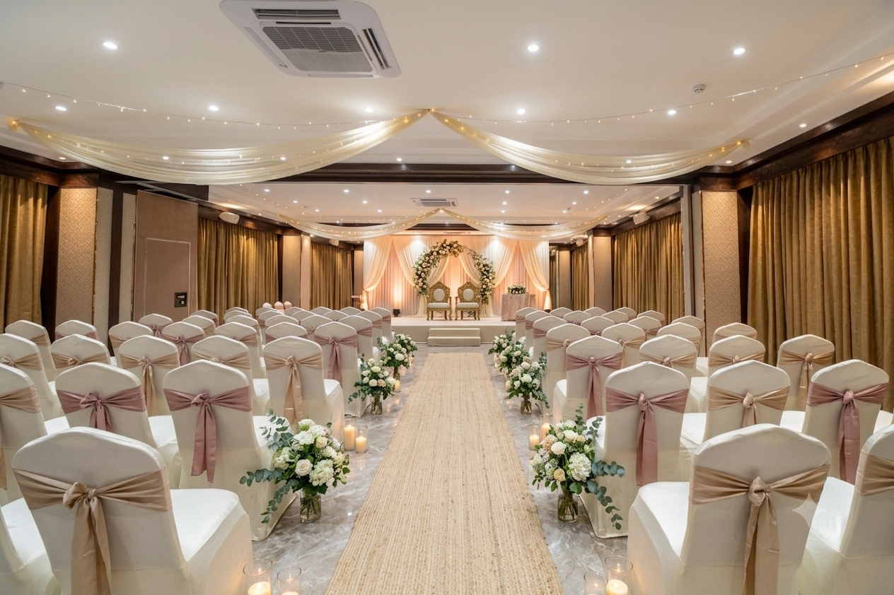 Royal Wedding Setup in ABCD Grand Ballroom